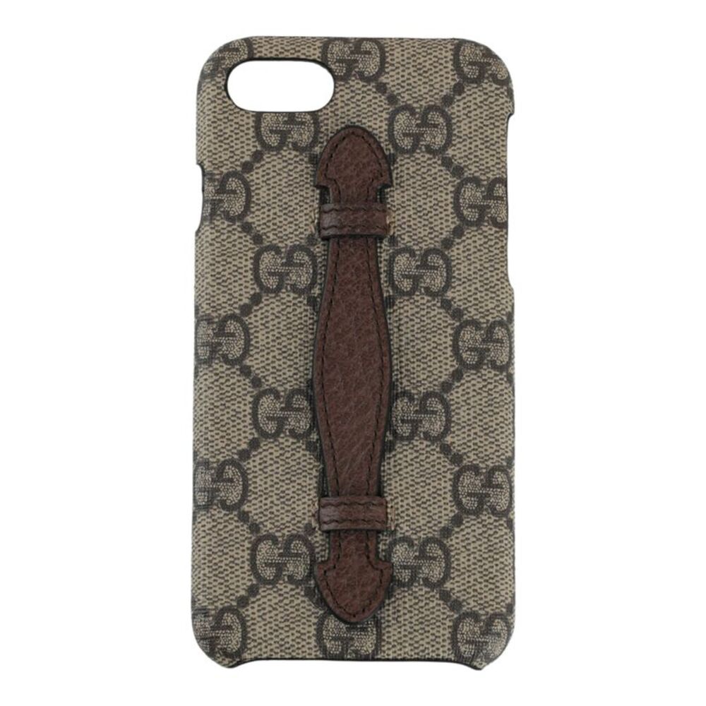 Gucci GG Supreme Selleria iPhone 8 Case Multi Unisex-Adult